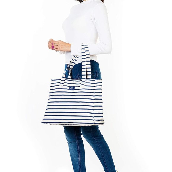 Cotton Canvas Shoulder Bag/Tote Bag For Women, Printed Multipurpose Handbag With - Picture 4 of 6